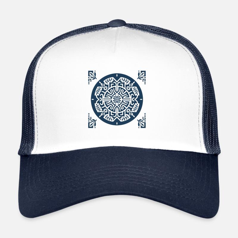 Antikes griechisches Mandala 2 Trucker Cap