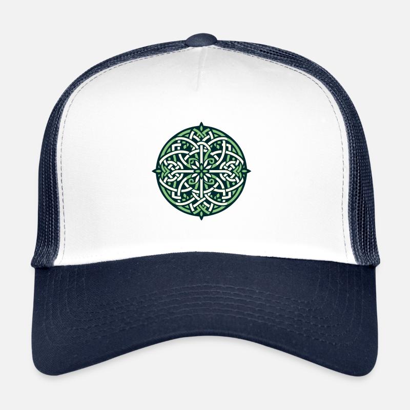 Entrelacs celtiques éternels Mandala Art 1 Casquette trucker 