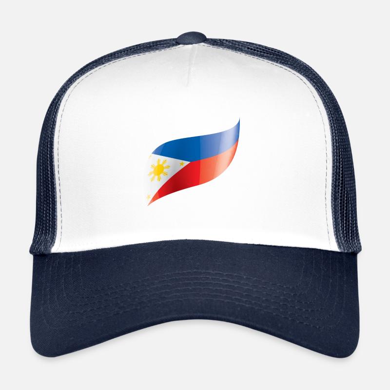 Philippines flag waved Trucker Cap