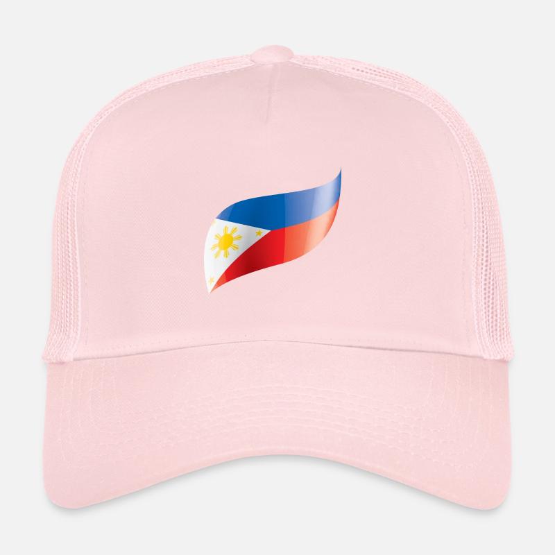 Le drapeau des Philippines agité Casquette trucker 