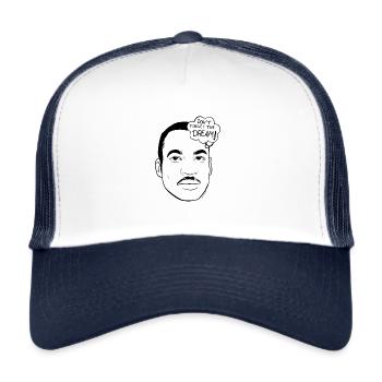Martin Luther King - Casquette trucker  - blanc/marine - Devant