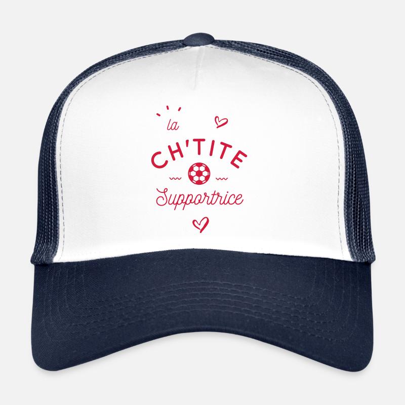 La ch'tite supportrice Casquette trucker 