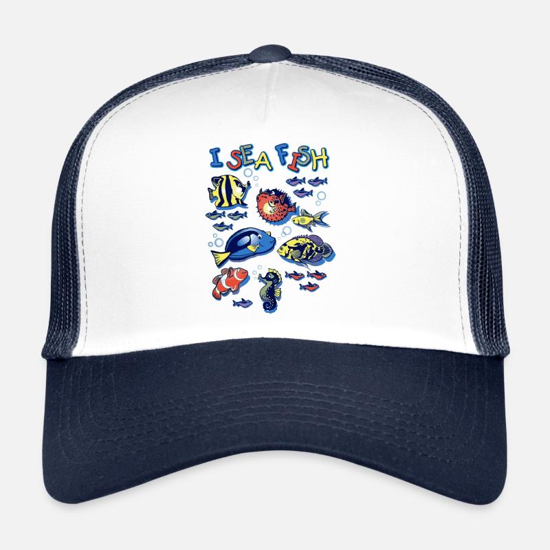 Je poisson de mer Casquette trucker 