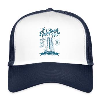 Nakatomi Plaza, Willis & McLane, Action & Classic - Casquette trucker  - blanc/marine - Devant