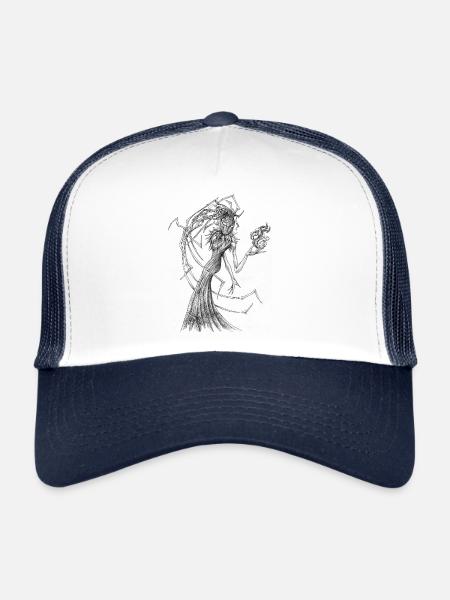 Shankra - Trucker Cap - white/navy