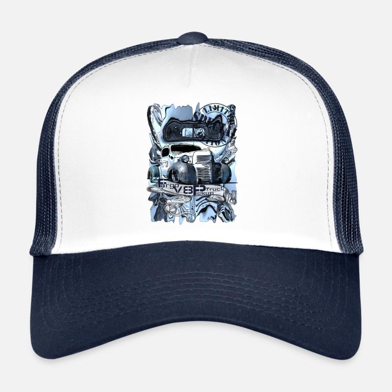 V8 Fargo Truck Blaue Spezial Limitierte Edition Trucker Cap