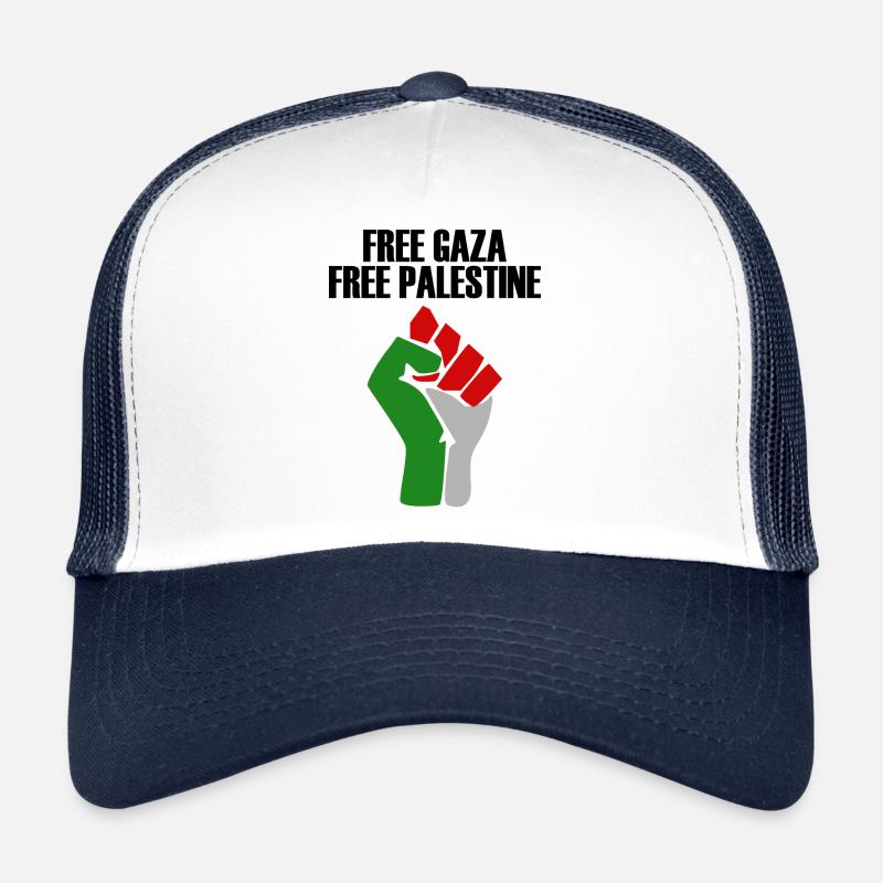 gaza libre palestine libre Casquette trucker 
