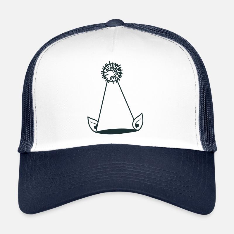 Elf hat with ears and pom pom Trucker Cap