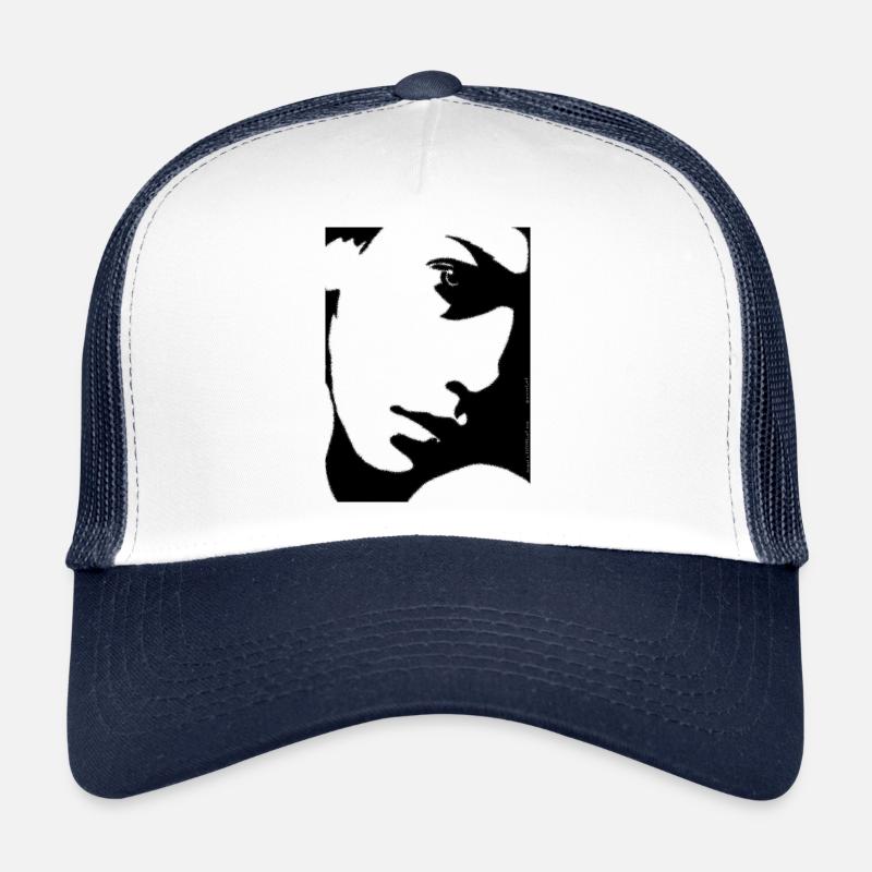 Pensive - Casquette trucker  - blanc/marine