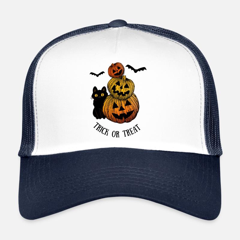 Trick or treat Katze Trucker Cap