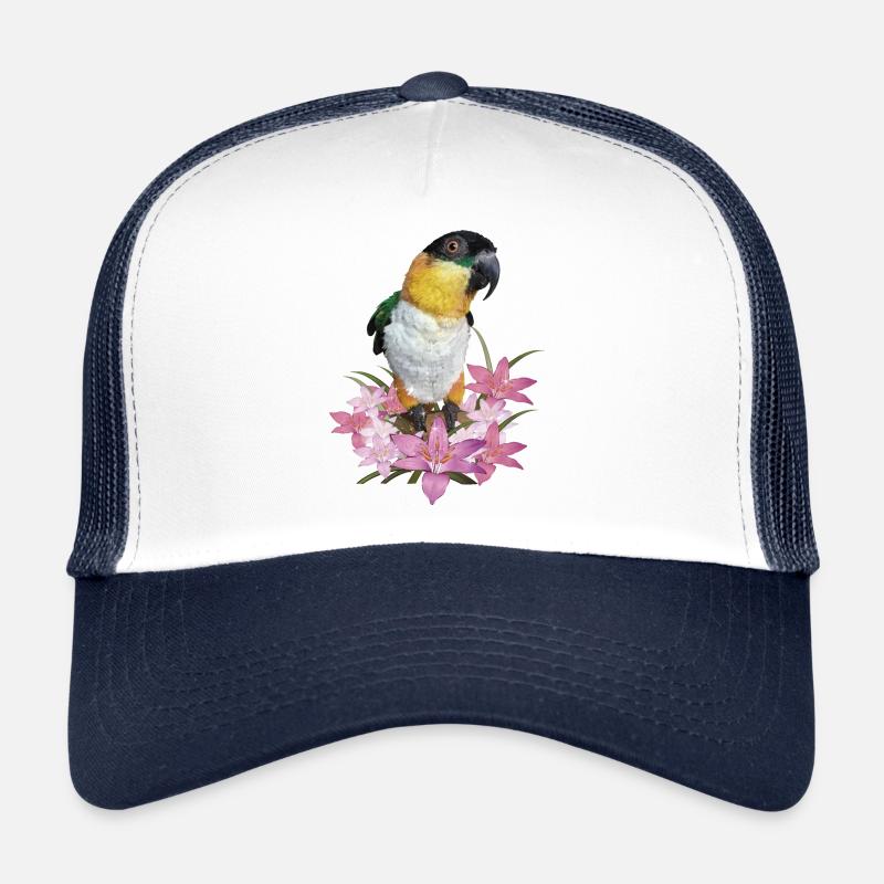 The black-headed caique Trucker Cap
