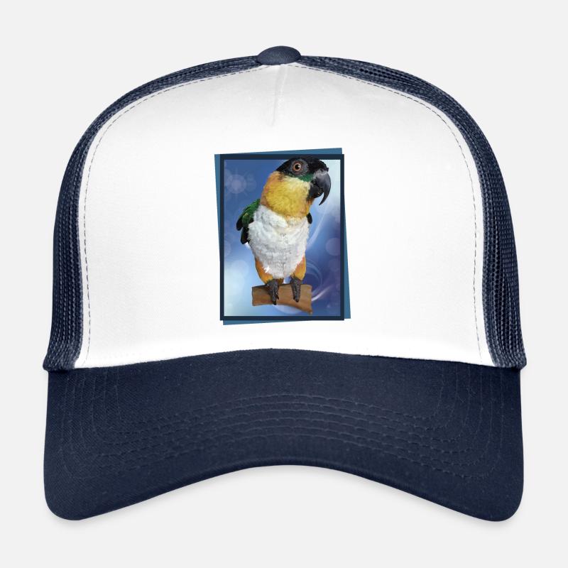 The black-headed caique Trucker Cap