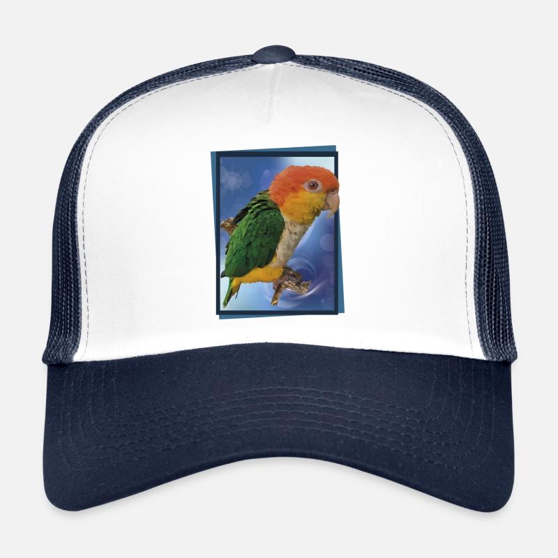 Le caïque à tête orange Casquette trucker 