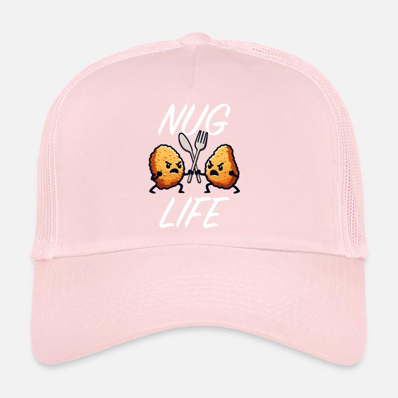 Chicken Nuggets Funny Nuggets Nug Life Quote Trucker Cap