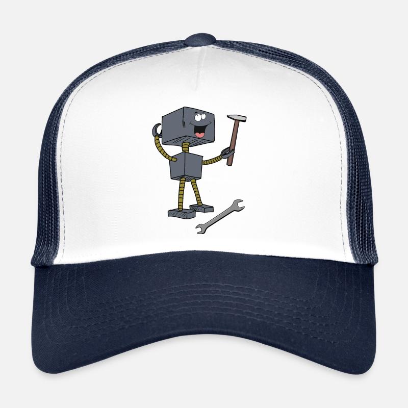 Fenêtre à main Robot outil Technologie Casquette trucker 