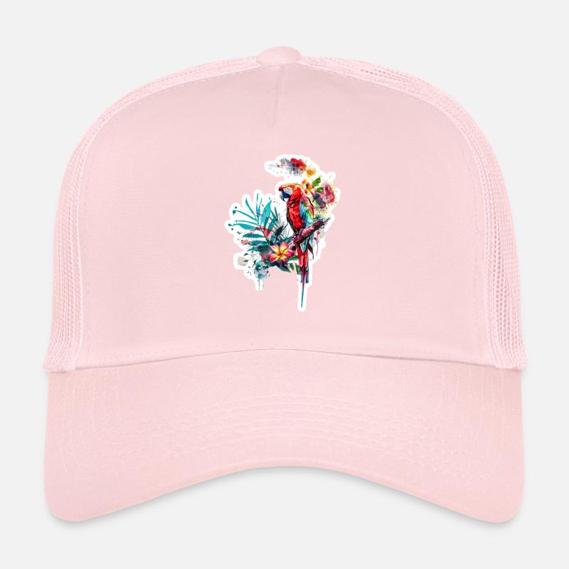 Colorful macaw Trucker Cap