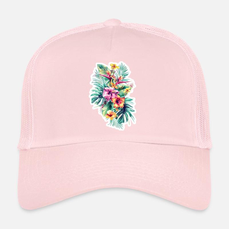 Hawaii Blumen design Trucker Cap