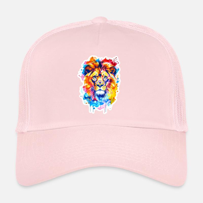 Conception du lion Casquette trucker 