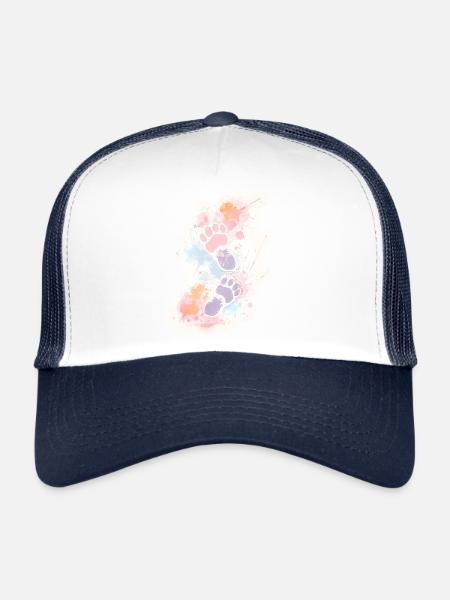 Footprint - Trucker Cap - Weiß/Navy