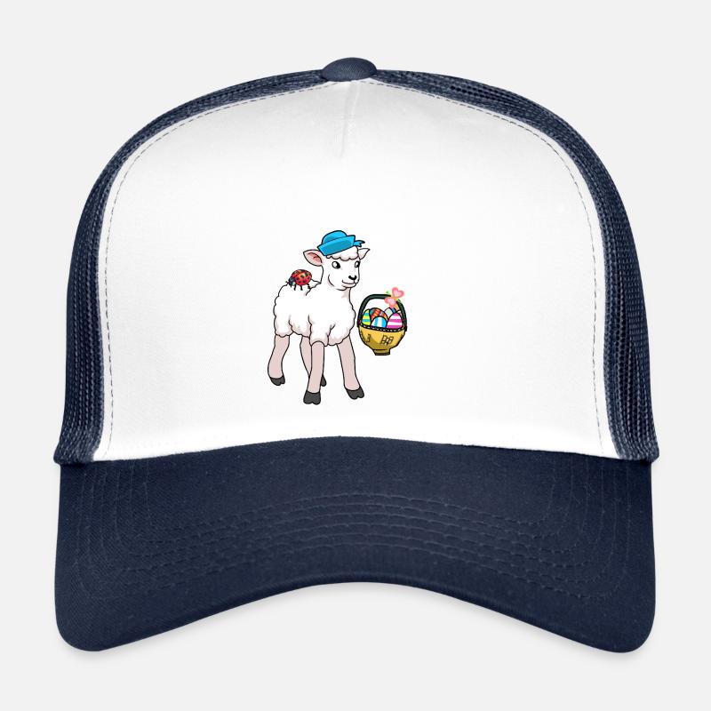 80er 90er Lamm Lämmer Schaf Schafe Ostern Trucker Cap