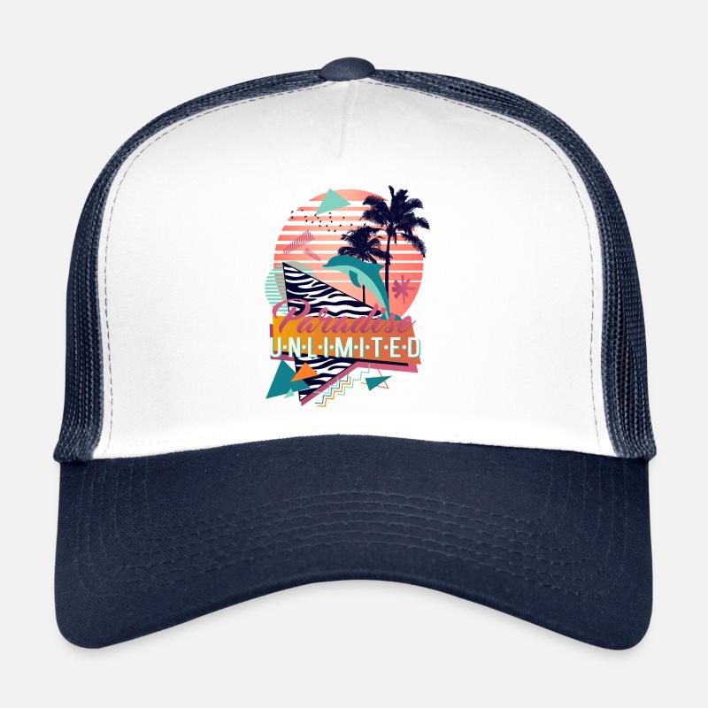 Paradise Unlimited (Formes, Dauphin) Casquette trucker 