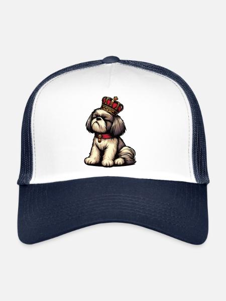 Shih tzu Shih tzu's Shih tzu owner Shih tzu fan - Trucker Cap - white/navy - Front