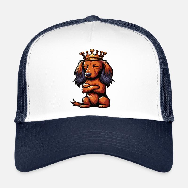 Teckel à poil long Teckel Teckel Teckel Casquette trucker 