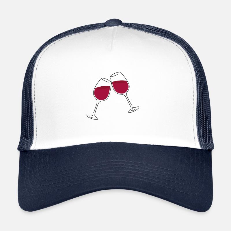 Verres à vin lineart Casquette trucker 