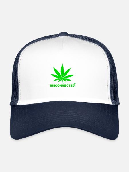 Disconnected Design - Trucker Cap - white/navy - Front