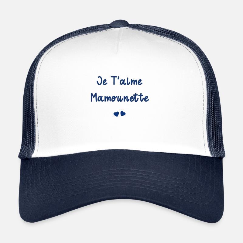 je t'aime Mamounette Casquette trucker 