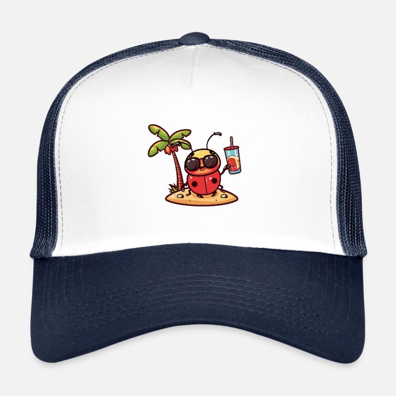 Ladybug Summer Holiday Trucker Cap