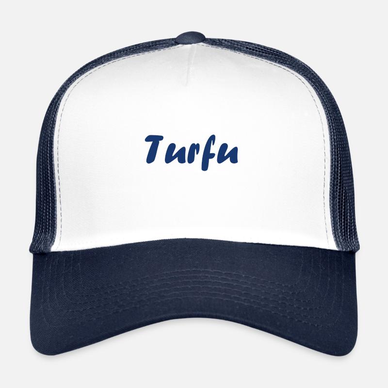 Turfu - Casquette trucker  - blanc/marine