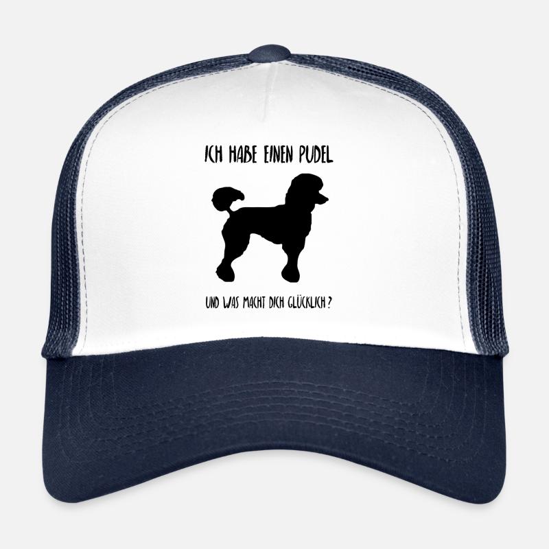Pudel - Trucker Cap - Weiß/Navy