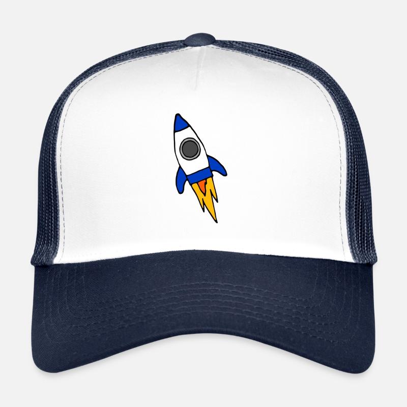 Blaue Rakete Comic Trucker Cap