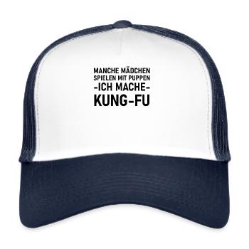 Kung Fu - Trucker Cap - Weiß/Navy - Vorne