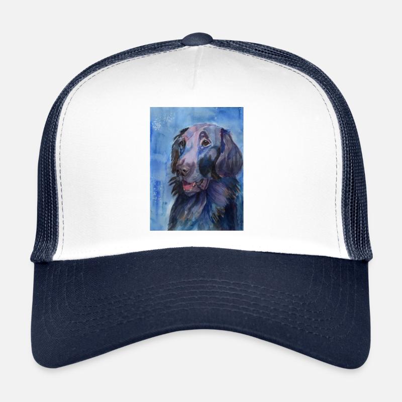 flatcoated Retriever - Aquarell Trucker Cap
