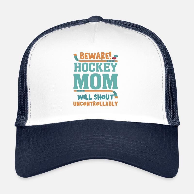 Passen Sie auf, dass Hockey-Mamma unkontrolliert schreit Trucker Cap