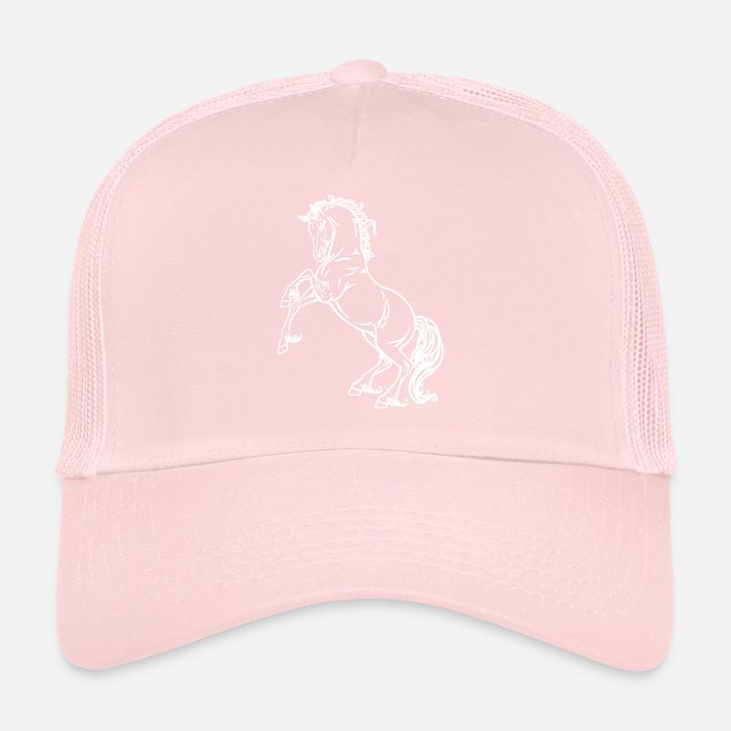 Pferd Pony Rappe Hengst Stute Wallach Warmblut Trucker Cap
