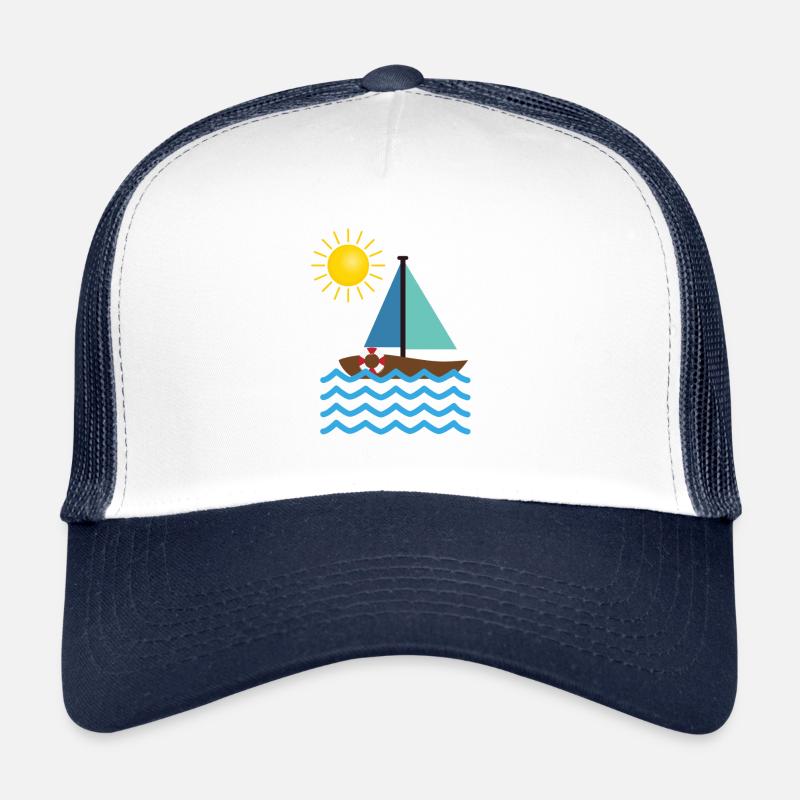 Voile - été, soleil et mer TSHIRT Casquette trucker 