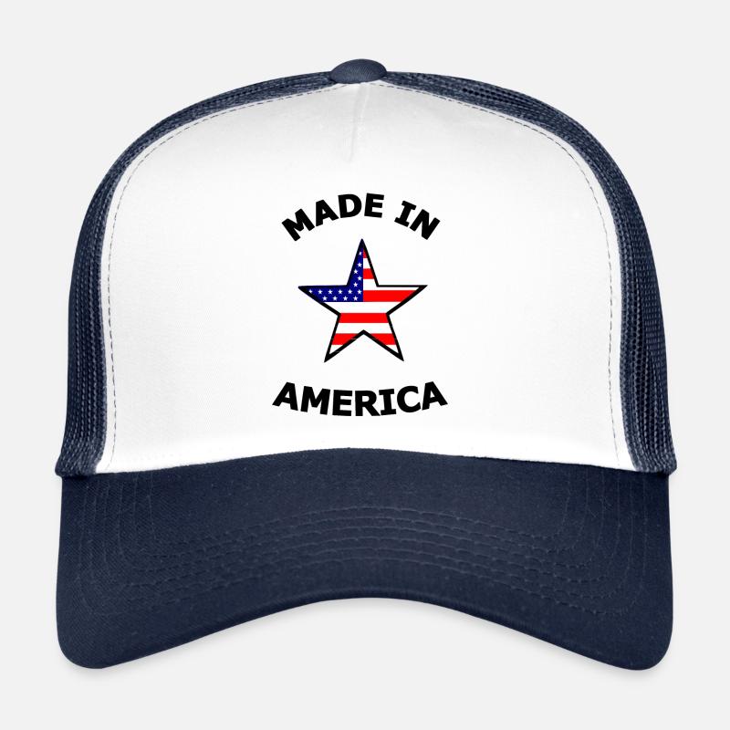 The dear Americans - Trucker Cap - white/navy