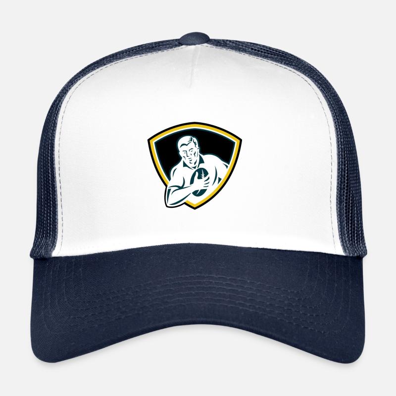 Rugby-Abzeichen Trucker Cap