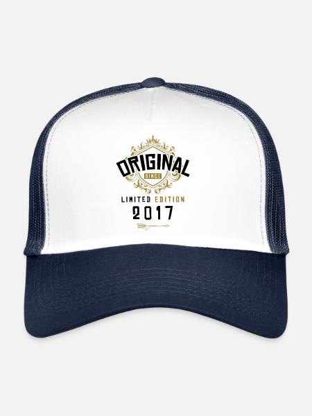 Anniversaire édition limitée 2017 - Casquette trucker  - blanc/marine - Devant