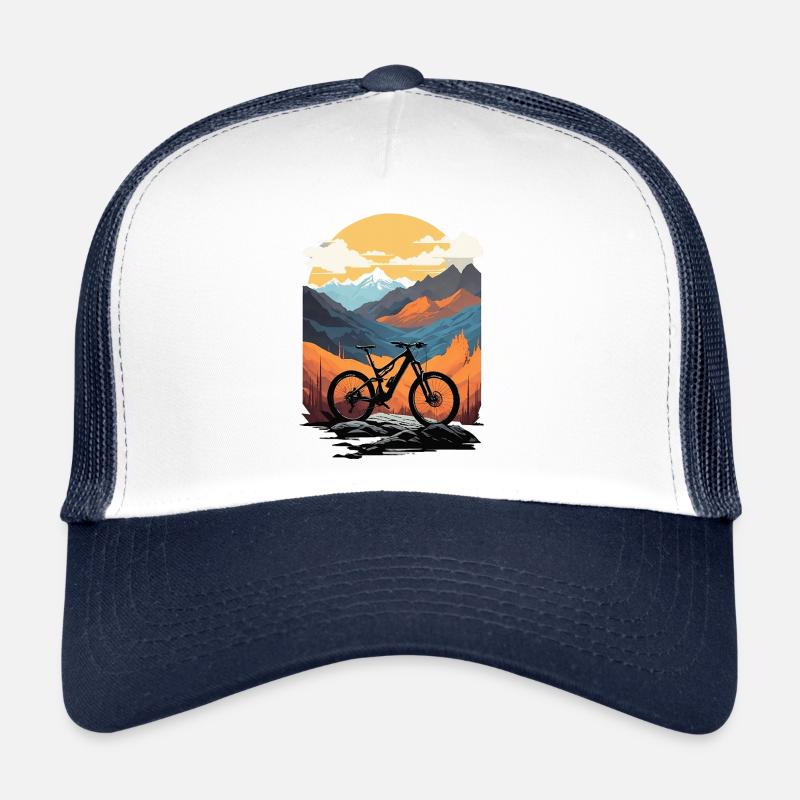 Mountainbike-Downhill-Abenteuer Trucker Cap
