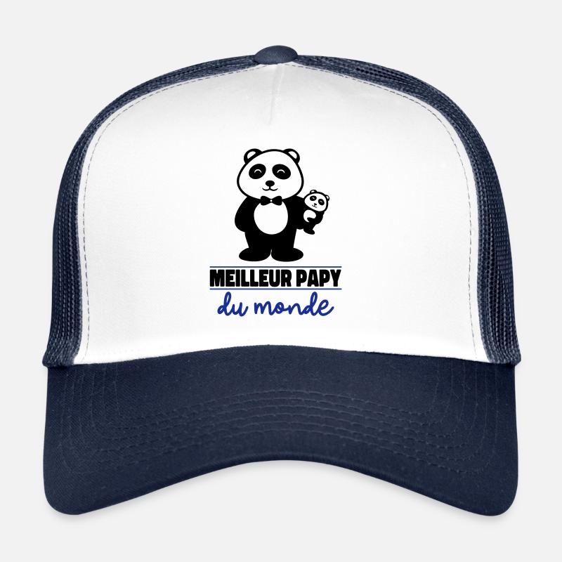 meilleur papy du monde Casquette trucker 