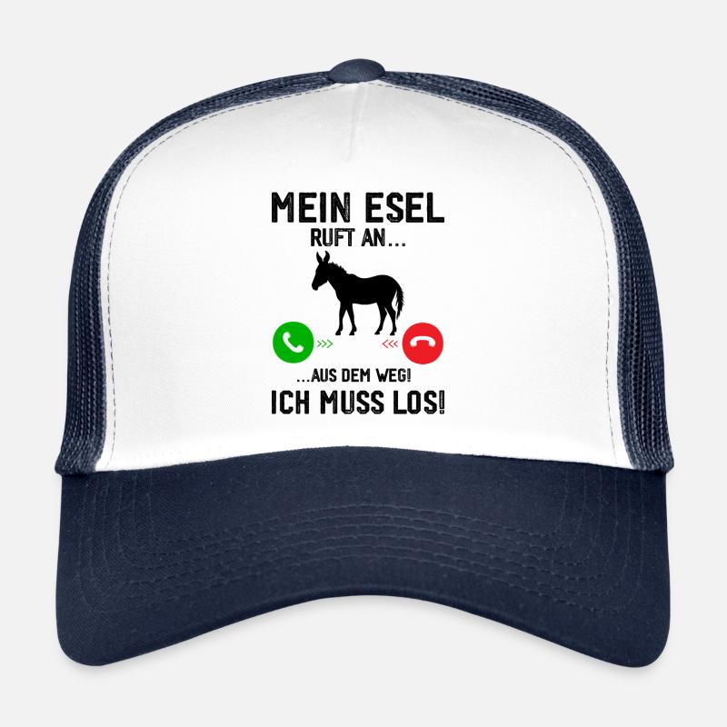 Mon âne m’appelle, il faut que j’y aille ! Casquette trucker 