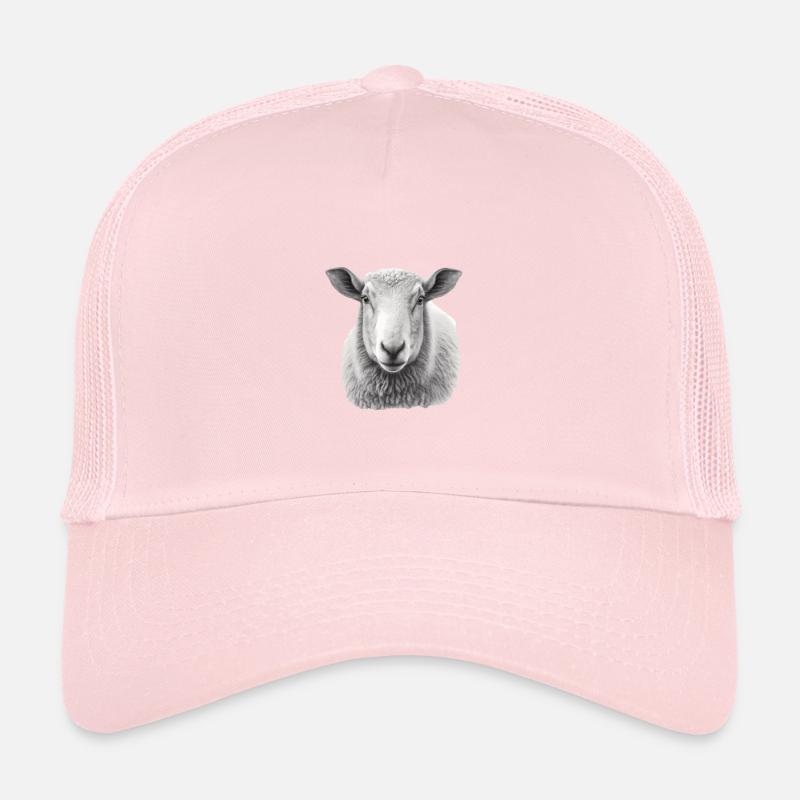 Sheep portrait Trucker Cap