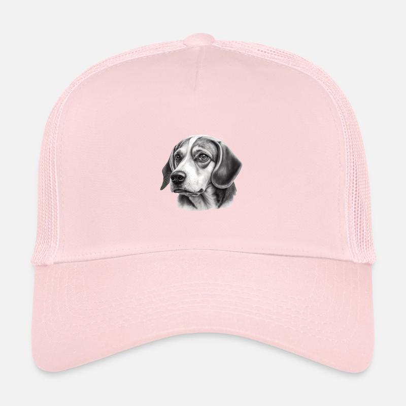 Beagle Image Portrait Trucker Cap