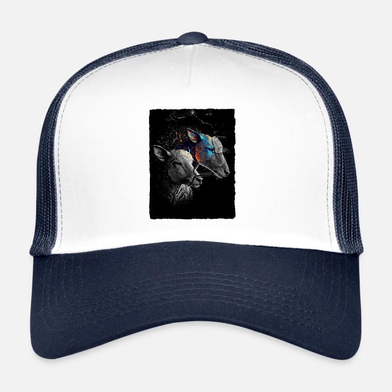 Sheep Portrait Trucker Cap