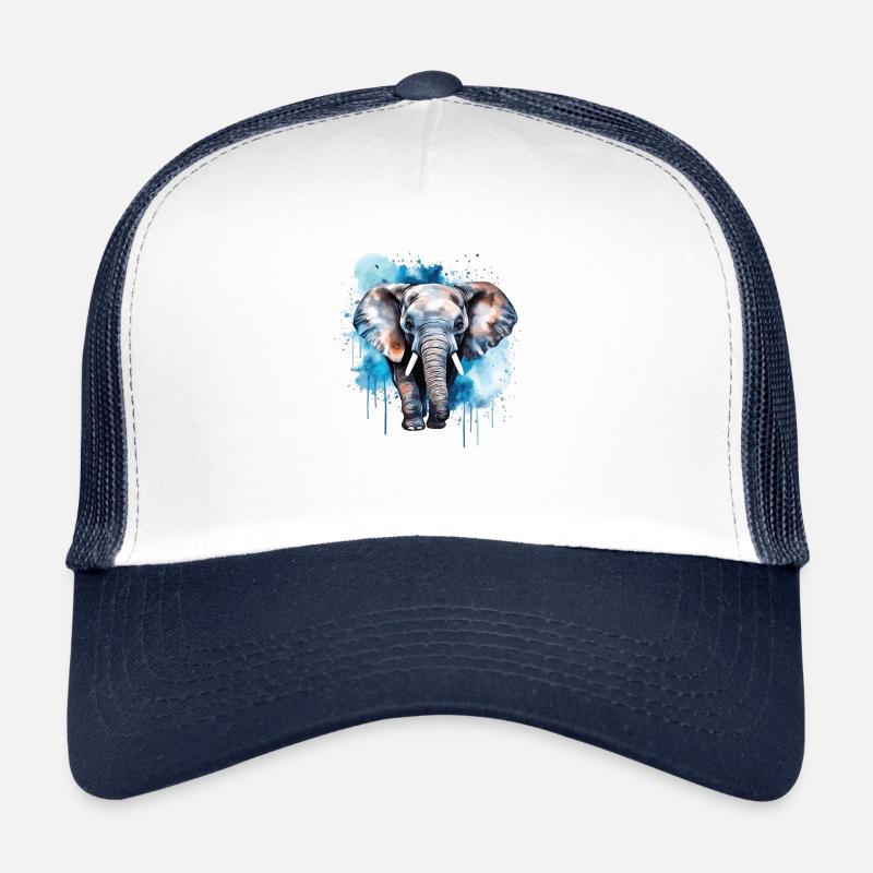 Mignon bébé éléphant - Mother’s Love Design Casquette trucker 