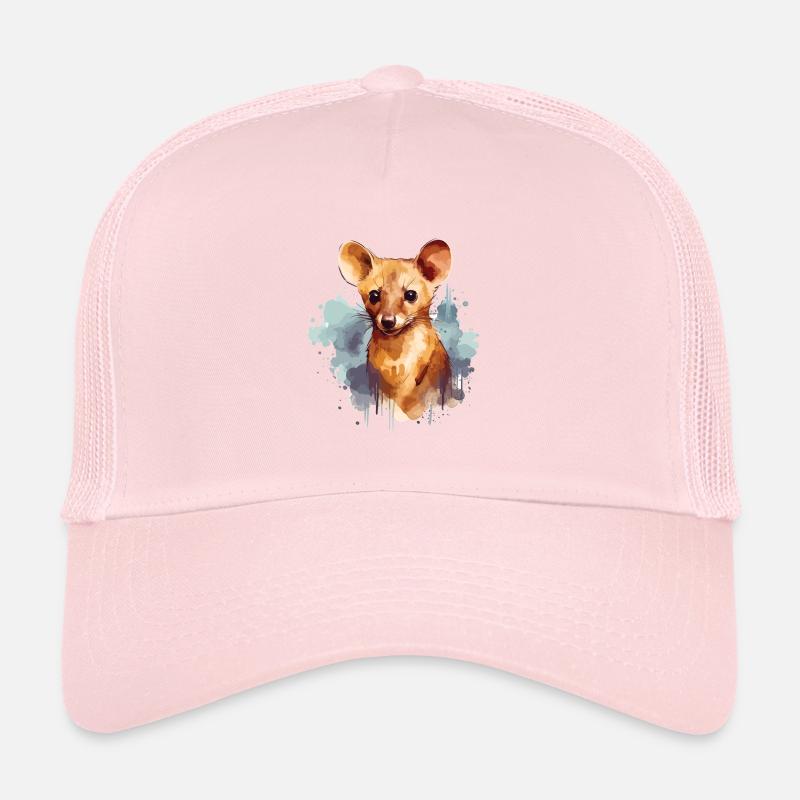 Colorful fossa - cute artwork for Trucker Cap